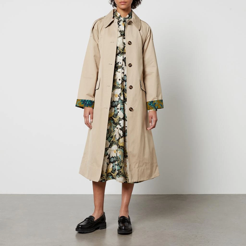 商品Barbour|Barbour x House of Hackney Queensbridge Gabardine Coat,价格¥1919,第1张图片