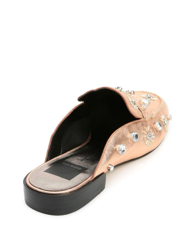 商品Dolce Vita|Dolce Vita Maura Embellished Leather Mules ,价格¥829,第5张图片详细描述