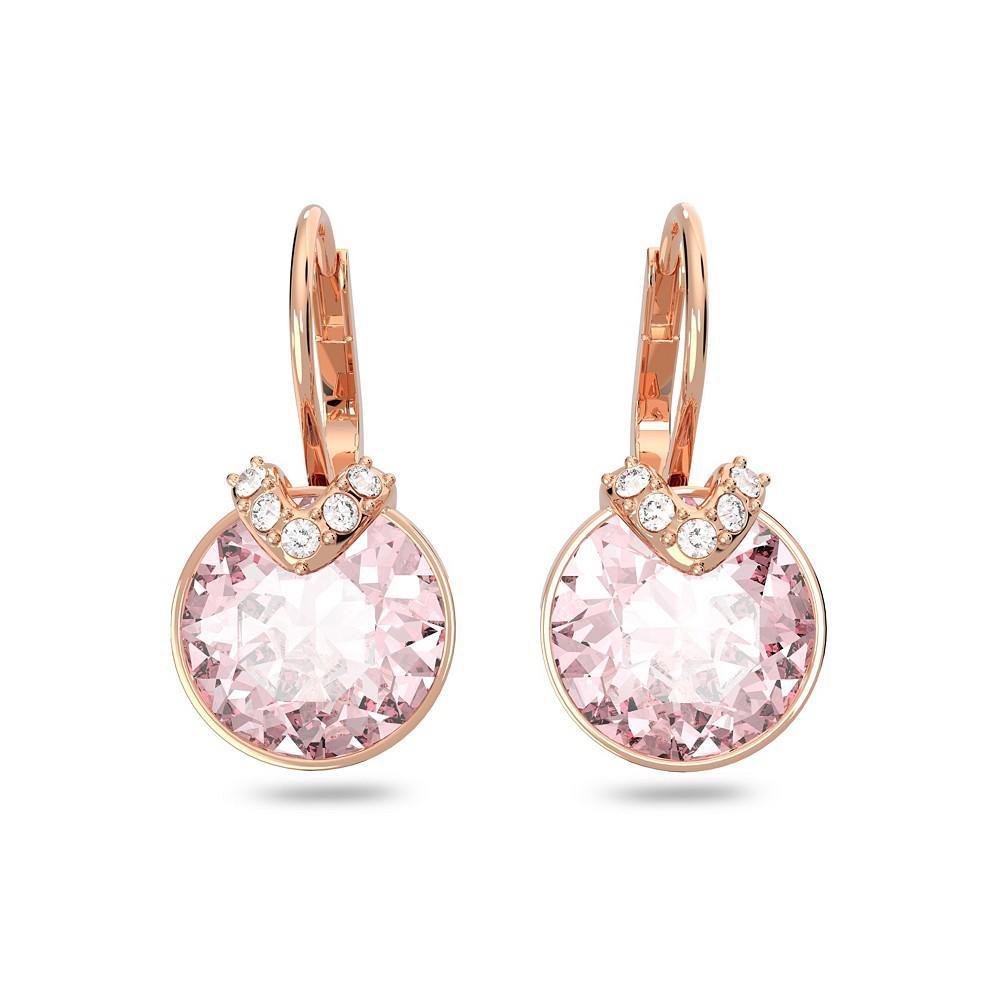 商品Swarovski|Crystal Round Cut Bella V Drop Earrings,价格¥680,第6张图片详细描述