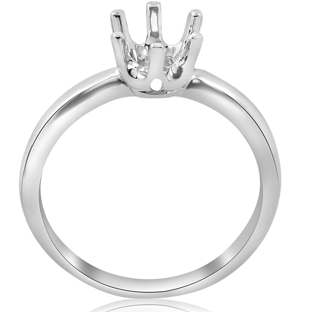 商品Pompeii3|Solitaire Solstice Style Engagement Ring Setting 14K White Gold,价格¥1823,第3张图片详细描述