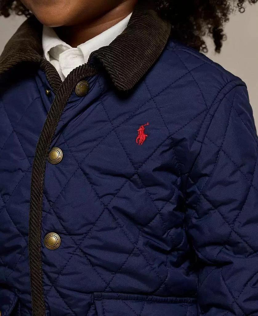 商品Ralph Lauren|Toddler and Little Boys Hooded Barn Jacket,价格¥252,第3张图片详细描述