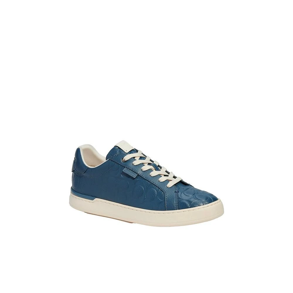 商品Coach|Men's Lowline Signature Leather Low Top Sneakers,价格¥1236,第1张图片