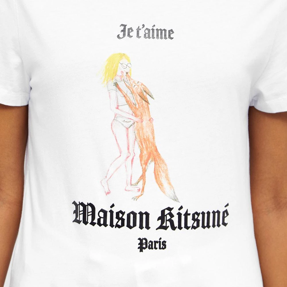 商品Maison Kitsune|Maison Kitsune Je T'Aime Classic T-Shirt,价格¥351,第4张图片详细描述