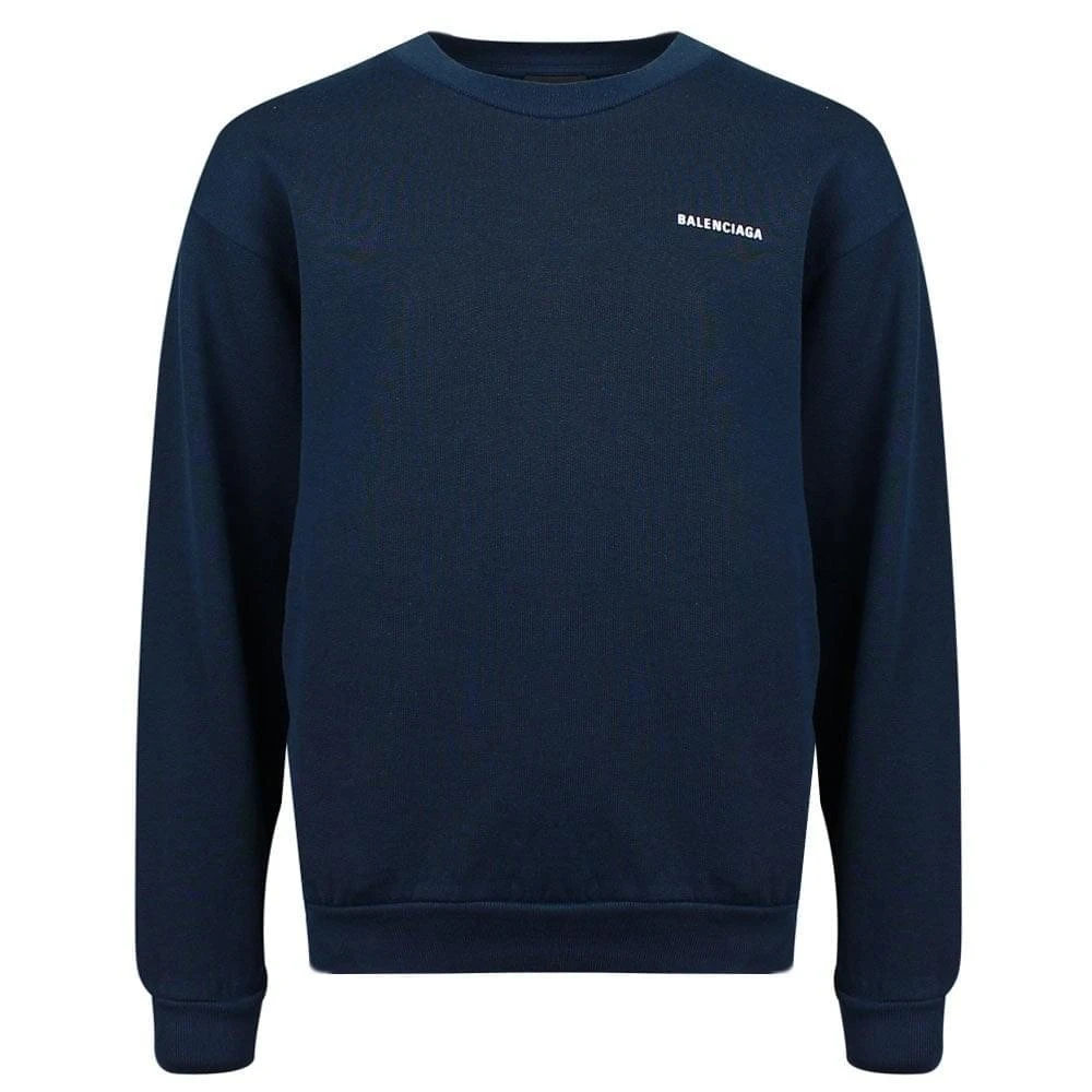 商品Balenciaga|Sweatshirt Navy,价格¥977,第1张图片