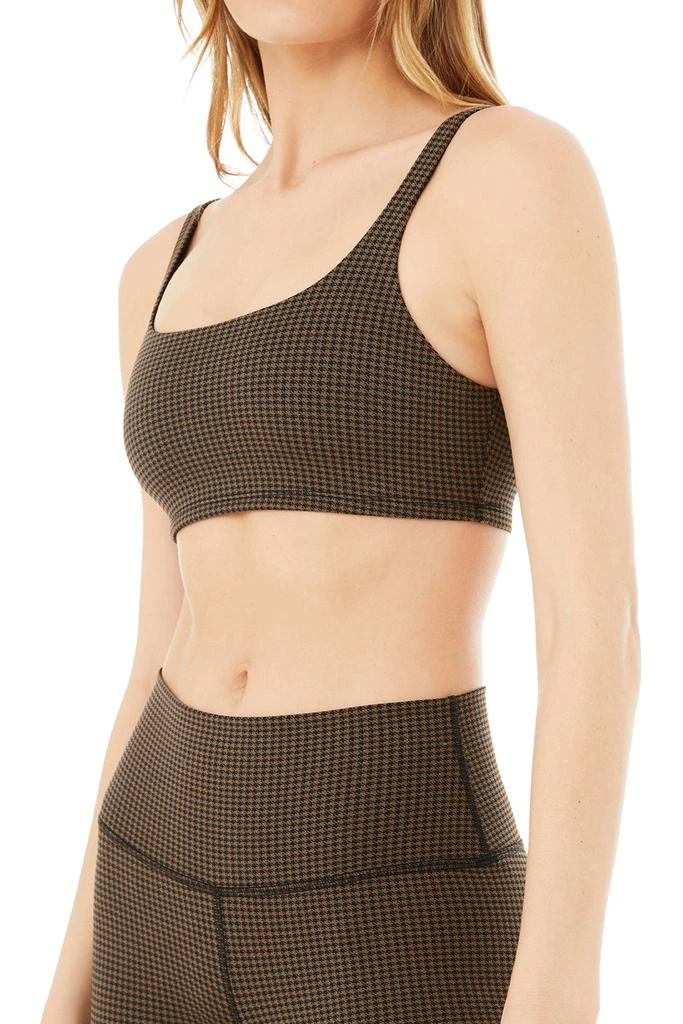 商品Alo|High-Waist Micro Houndstooth Legging - Hot Cocoa/Black,价格¥625,第4张图片详细描述