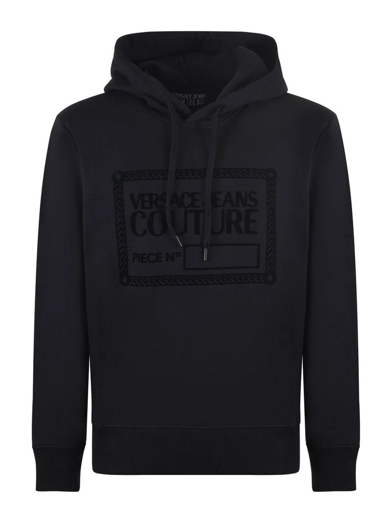 商品Versace|Versace Jeans Couture Logo Printed Drawstring Hoodie,价格¥2036,第1张图片