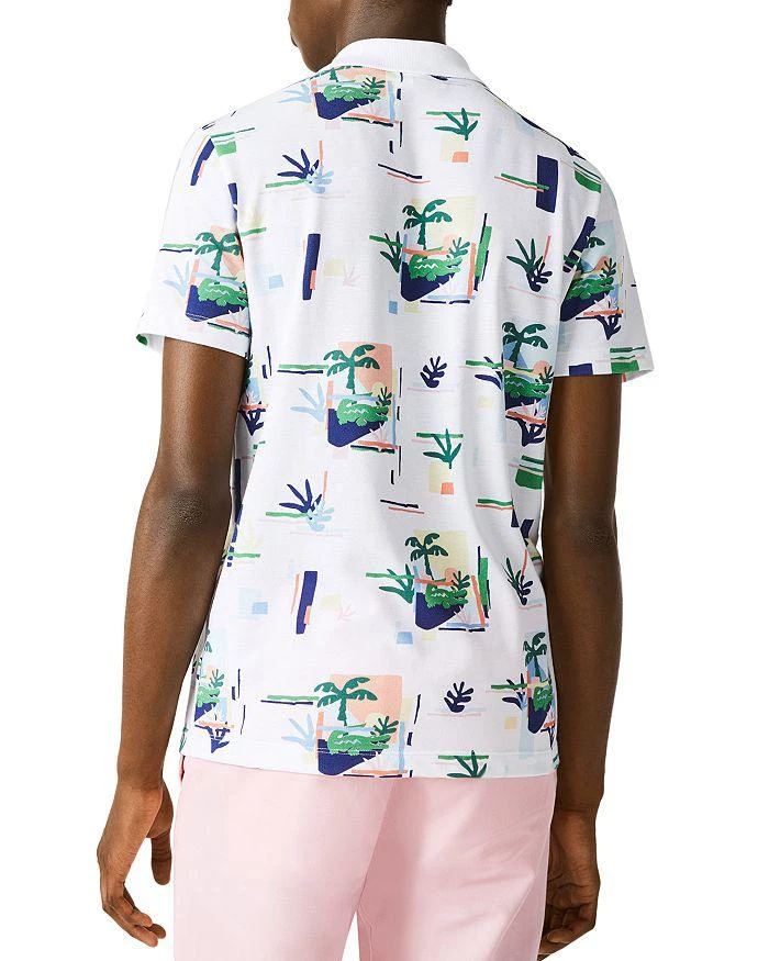 商品Lacoste|Regular Fit Print Cotton Piqué Polo,价格¥437,第3张图片详细描述