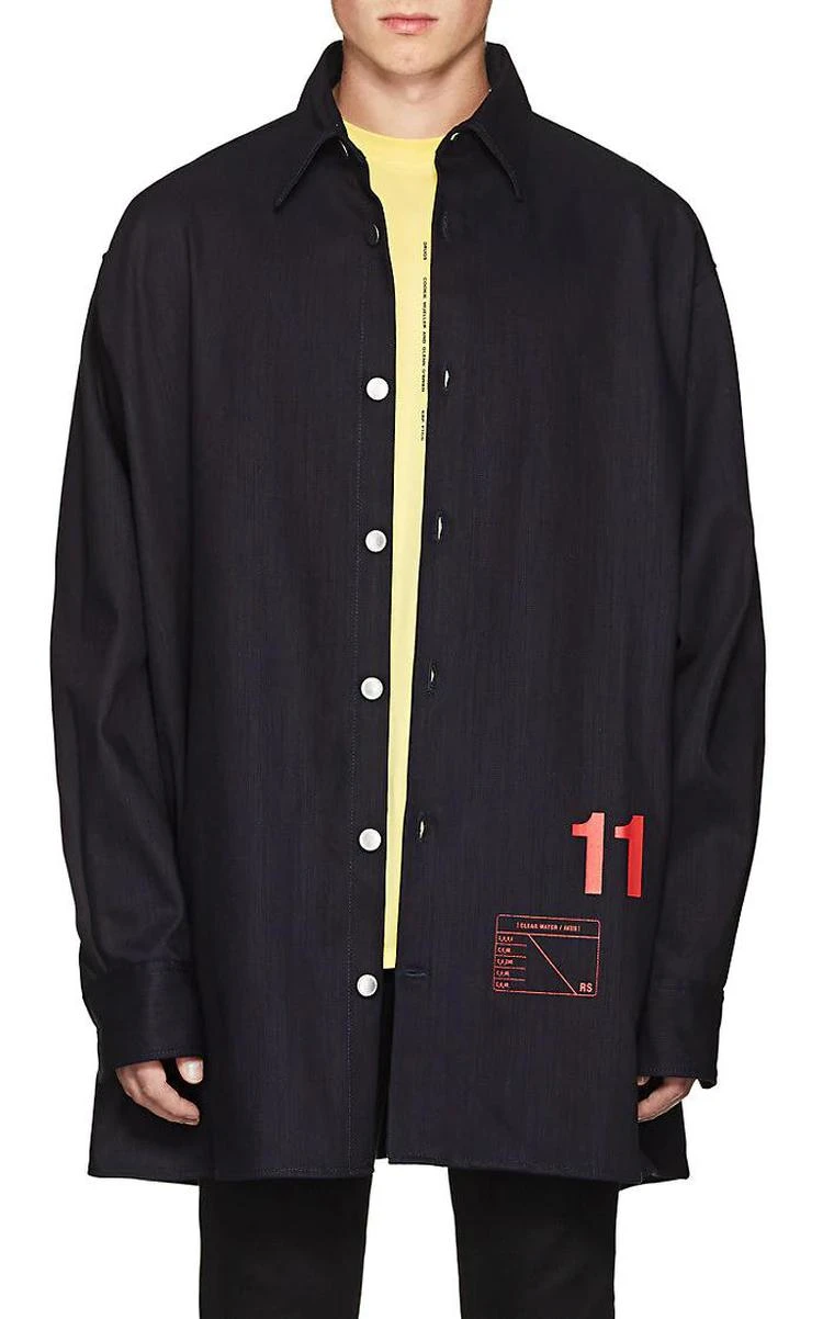 商品RAF SIMONS|11 Denim Oversized Shirt 夹克,价格¥2517,第1张图片