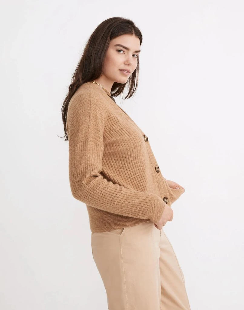 商品Madewell|Cameron Ribbed Cardigan Sweater in Coziest Yarn,价格¥199,第2张图片详细描述