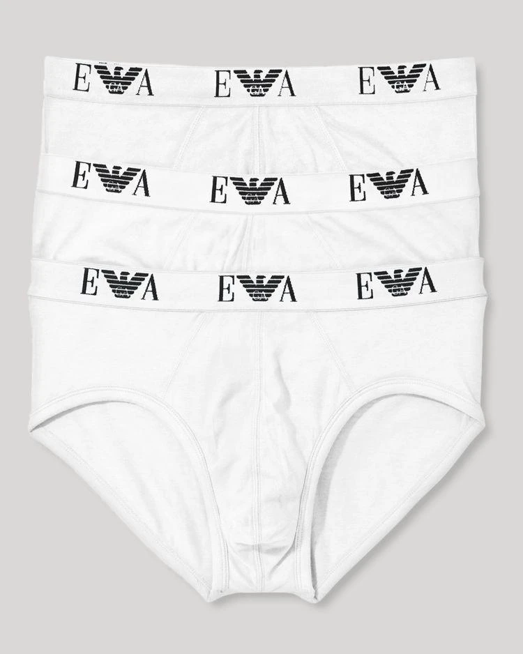 商品Emporio Armani|纯棉三角内裤 - 3件装,价格¥133,第1张图片