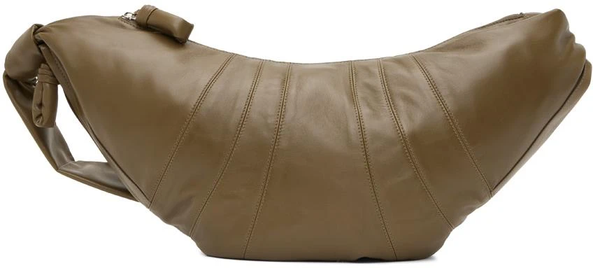 商品Lemaire|Khaki Large Croissant Bag,价格¥8791,第1张图片