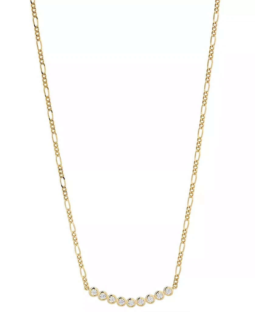 商品AJOA|AVA NADRI 18k Gold-Plated Cubic Zirconia Statement Necklace, 16" + 2" extender,价格¥392,第1张图片