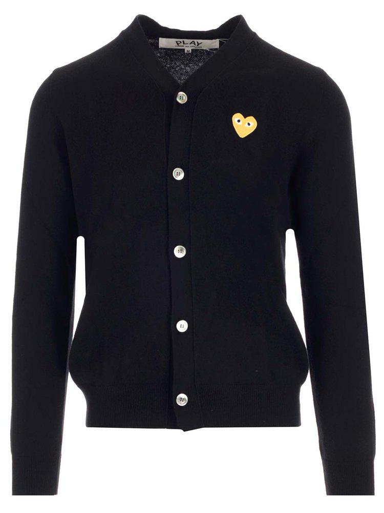 Comme des Garçons Play Heart Embroidered Cardigan商品第1张图片规格展示