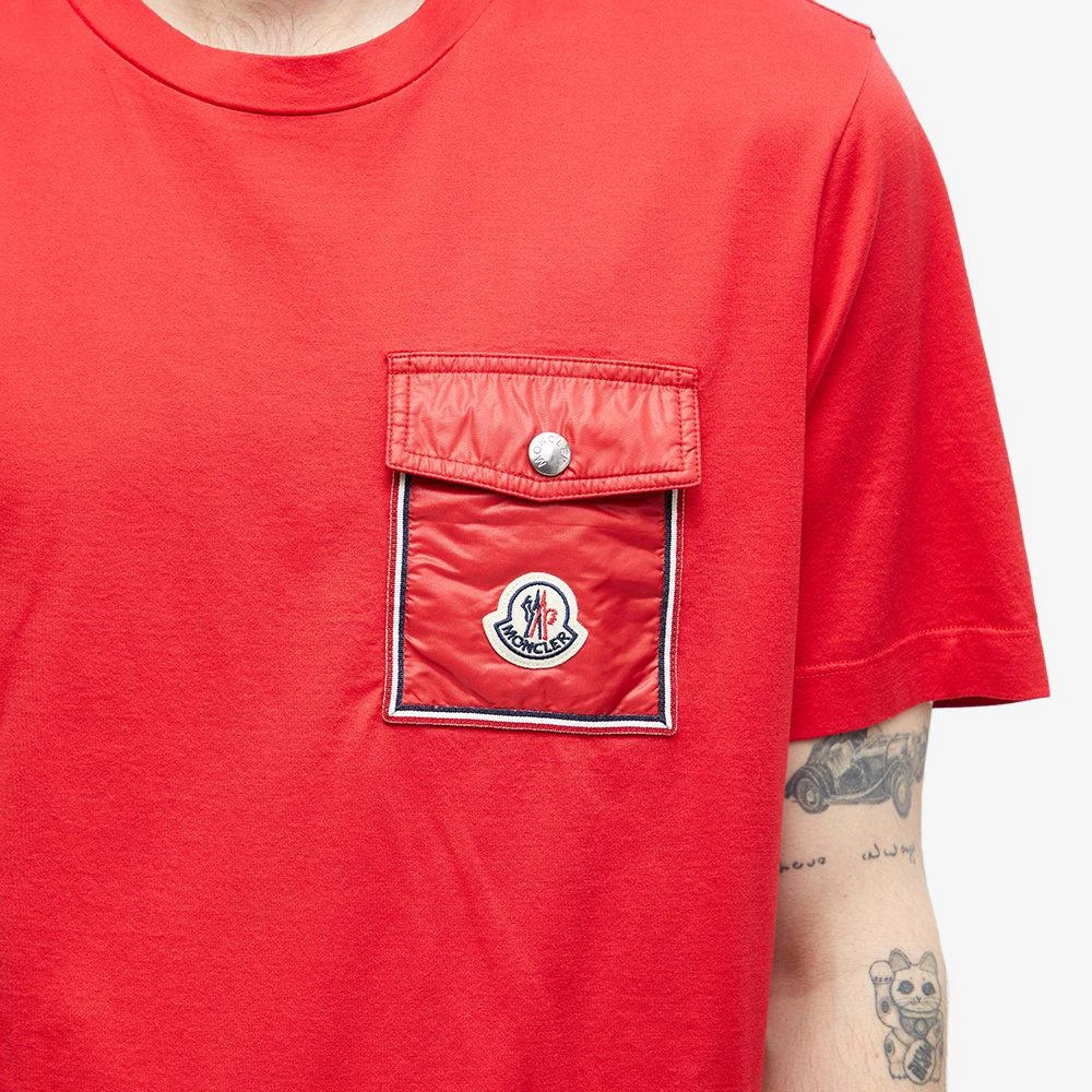 商品Moncler|Moncler Maya Pocket Logo Tee,价格¥3026,第5张图片详细描述