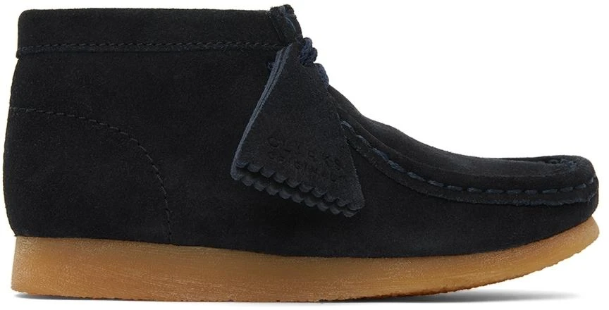 商品Clarks|Kids Navy Suede Wallabee Boots,价格¥369,第1张图片