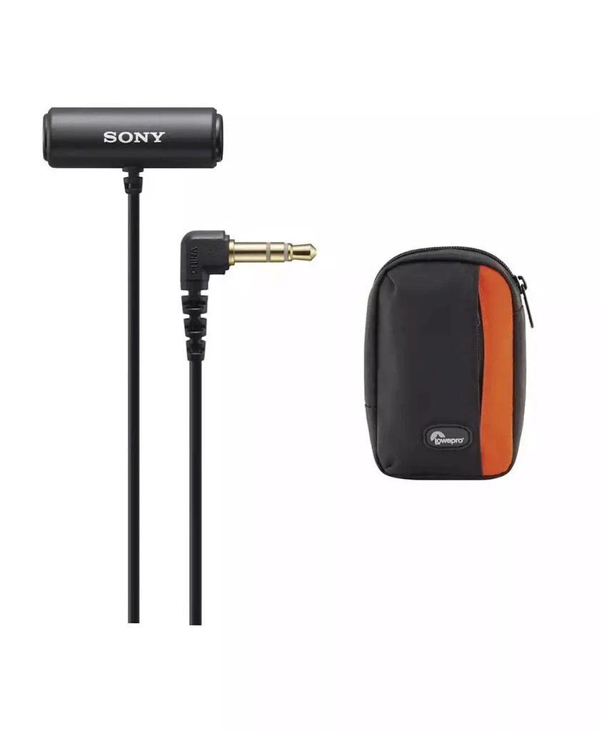 商品SONY|ECM-LV1 Compact Stereo Lavalier Microphone with Case,价格¥262,第1张图片