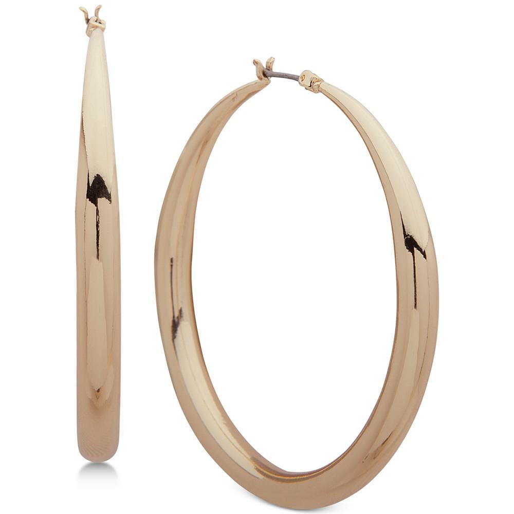 商品Anne Klein|Tapered Medium Hoop Earrings,价格¥201,第3张图片详细描述