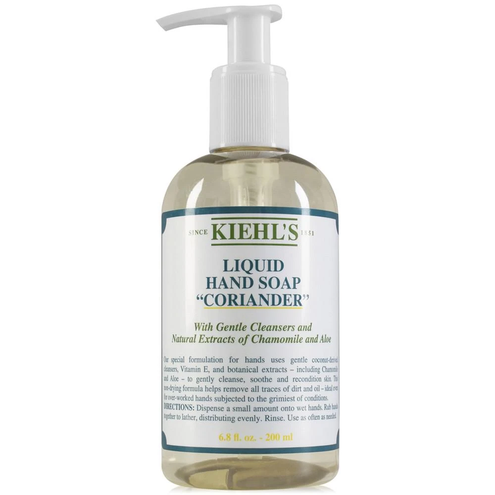 商品Kiehl's|Liquid Hand Soap - Coriander, 6.8-oz.,价格¥134,第1张图片