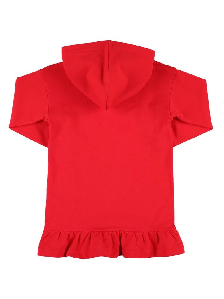 商品Moschino|Printed Cotton Sweat Dress Hoodie,价格¥1435,第2张图片详细描述