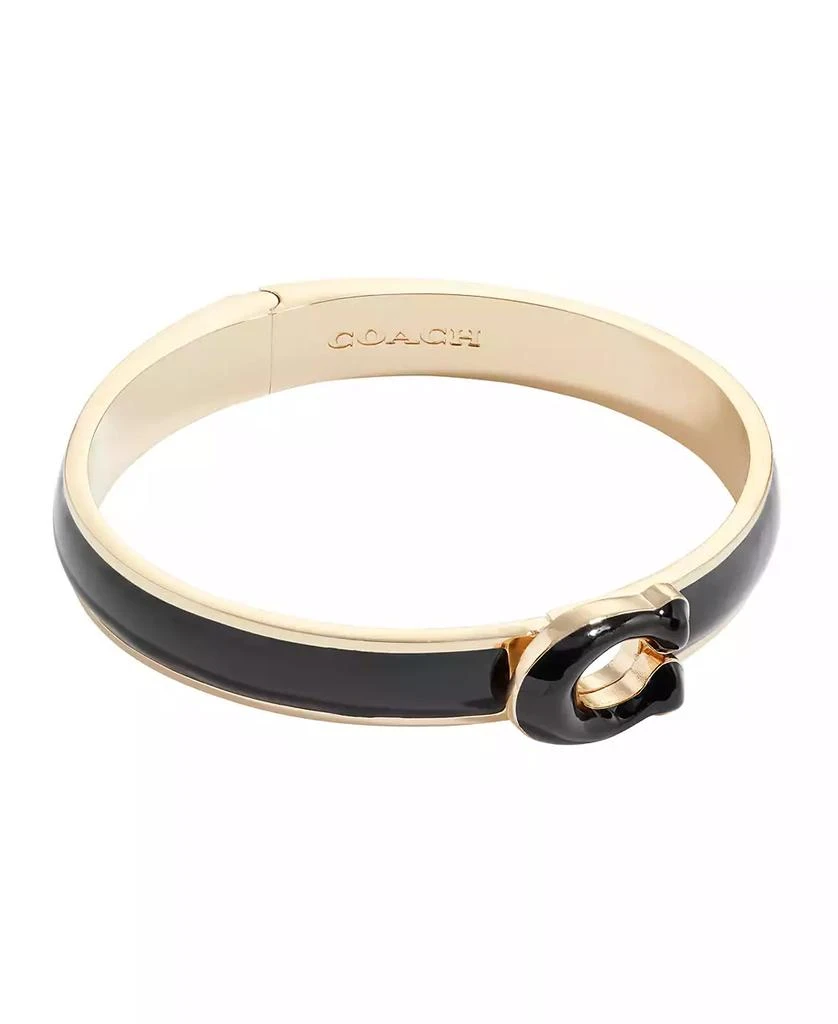 商品Coach|Signature Tabby Bangle Bracelet,价格¥935,第1张图片