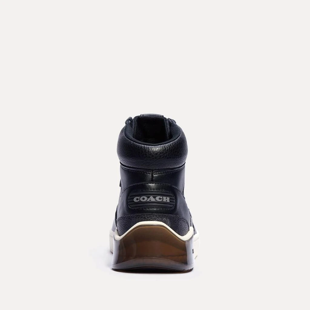 商品Coach|Coach Men's Citysole Leather Hi-Top Trainers,价格¥1187,第4张图片详细描述