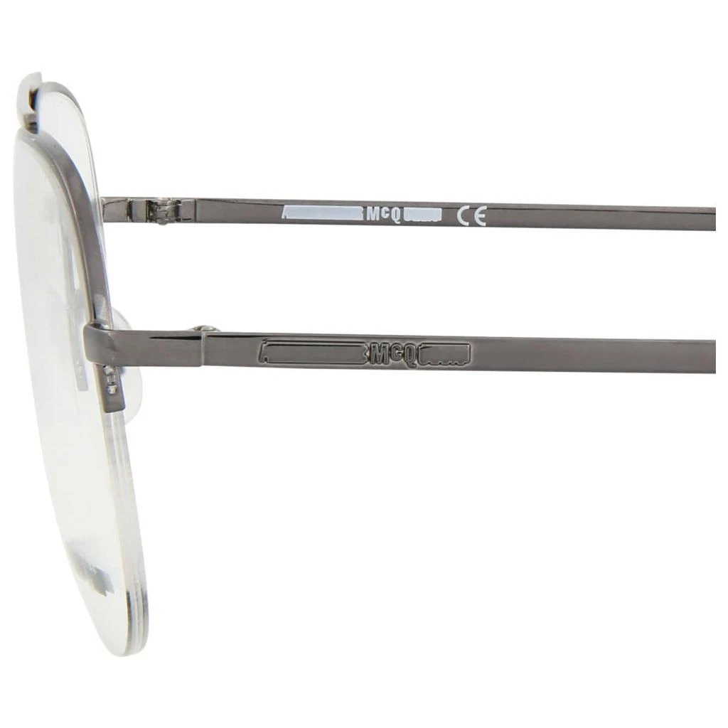 商品Alexander McQueen|Alexander McQueen Unisex Grey Opticals,价格¥226,第3张图片详细描述