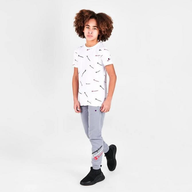 商品CHAMPION|Boys' Champion Allover Print Script T-Shirt,价格¥60,第2张图片详细描述