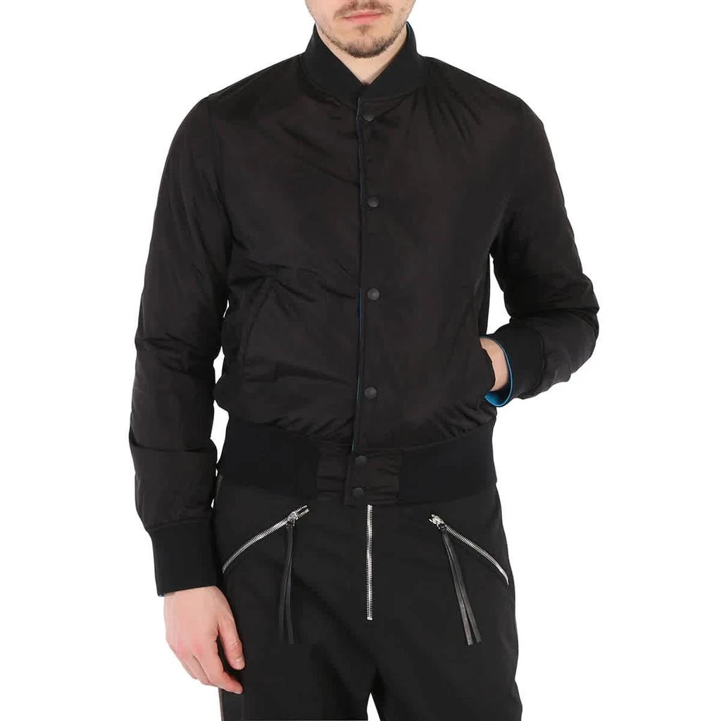 商品Emporio Armani|Men's Reversible Jacket in Black and Blue,价格¥1613,第1张图片