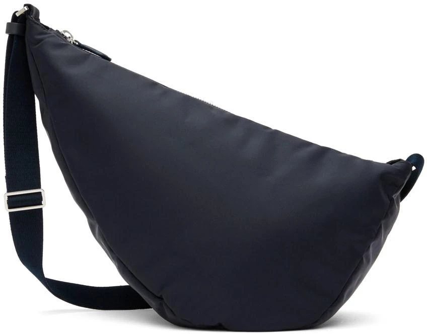 商品The Row|SSENSE Exclusive Navy Slouchy Banana Messenger Bag,价格¥8179,第1张图片
