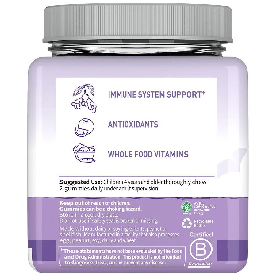 商品Garden of Life|Dr. Formulated Kids Elderberry Gummies,价格¥32,第2张图片详细描述