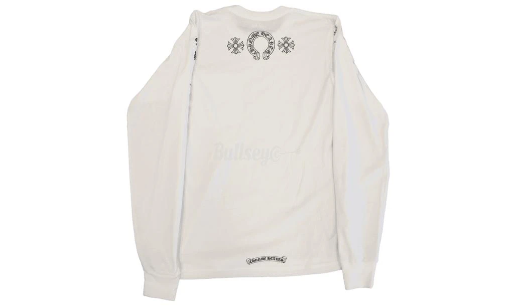 商品Chrome Hearts|Chrome Hearts Multi-Logo Sleeve Longsleeve White T-Shirt,价格¥2740,第2张图片详细描述