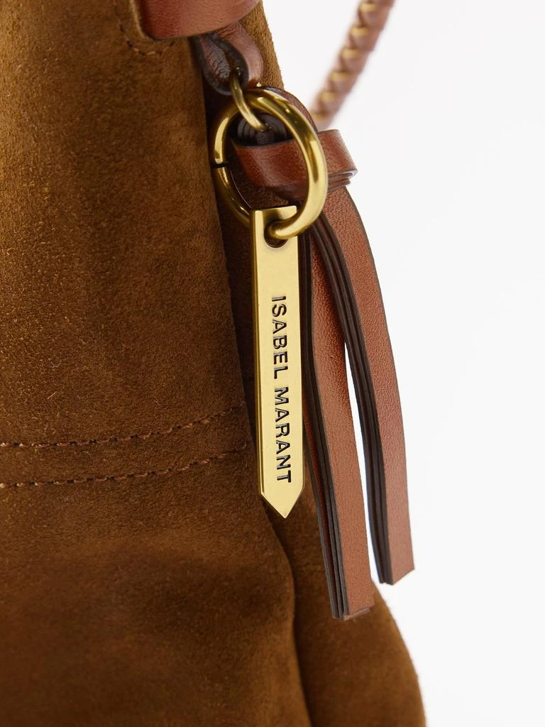 商品Isabel Marant|Tyag medium leather-trim suede shoulder bag,价格¥5052,第5张图片详细描述