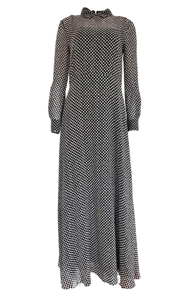 商品Dior|Silk Polka Dot Maxi Dress,价格¥13865,第1张图片