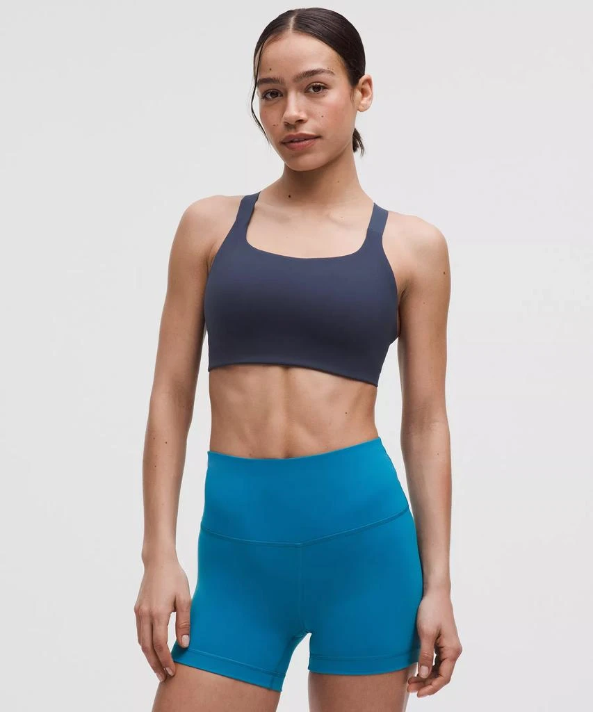 商品Lululemon|Ultralu Square-Neck Workout Bra *Medium Support, D/DD Cup,价格¥482,第1张图片