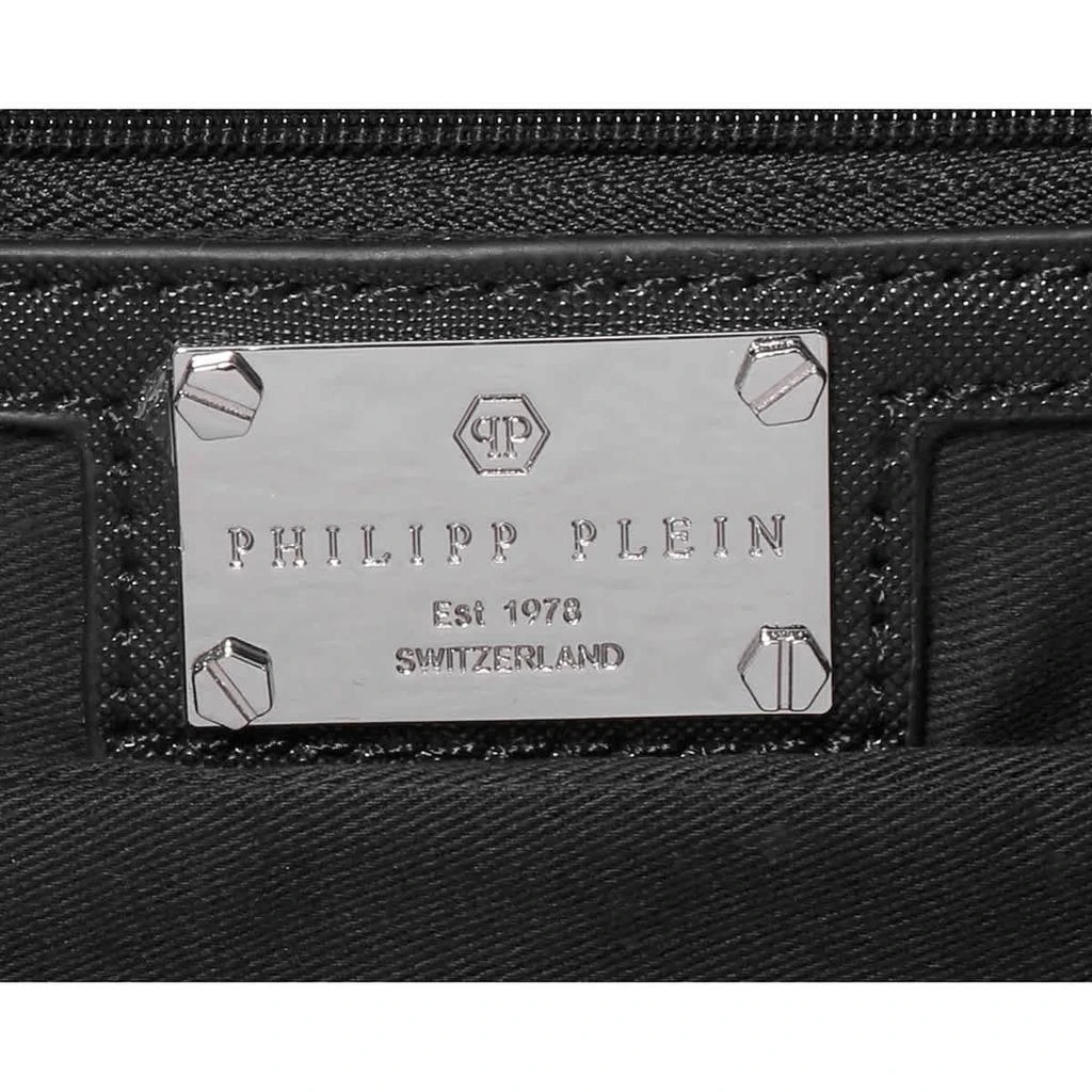 商品Philipp Plein|Philipp Plein Mens P.L.N. Logo Print Backpack In Black,价格¥4277,第3张图片详细描述