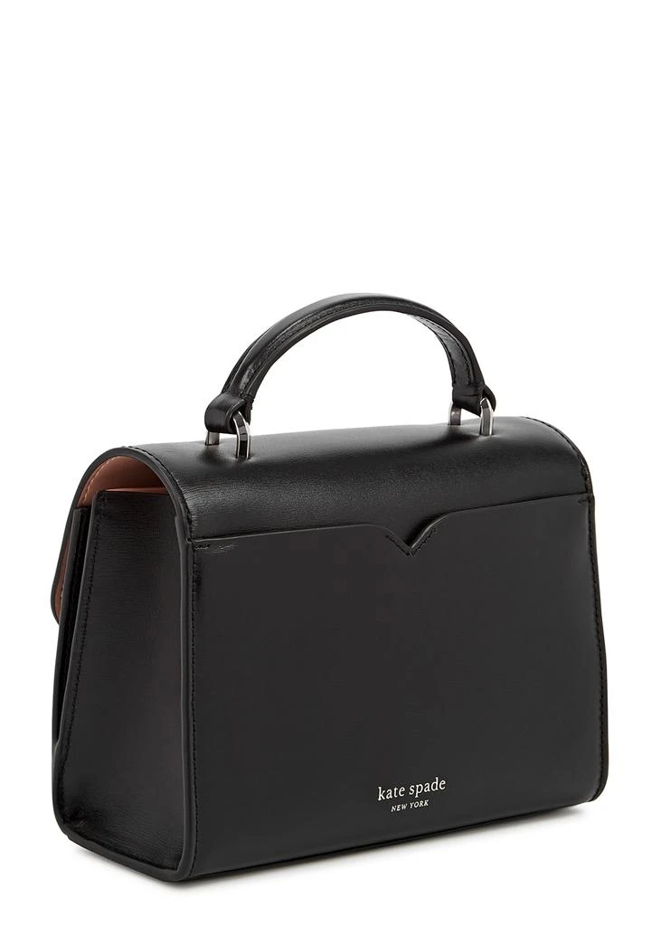 商品Kate Spade|Lovitt Buckle black leather top handle bag,价格¥3738,第2张图片详细描述