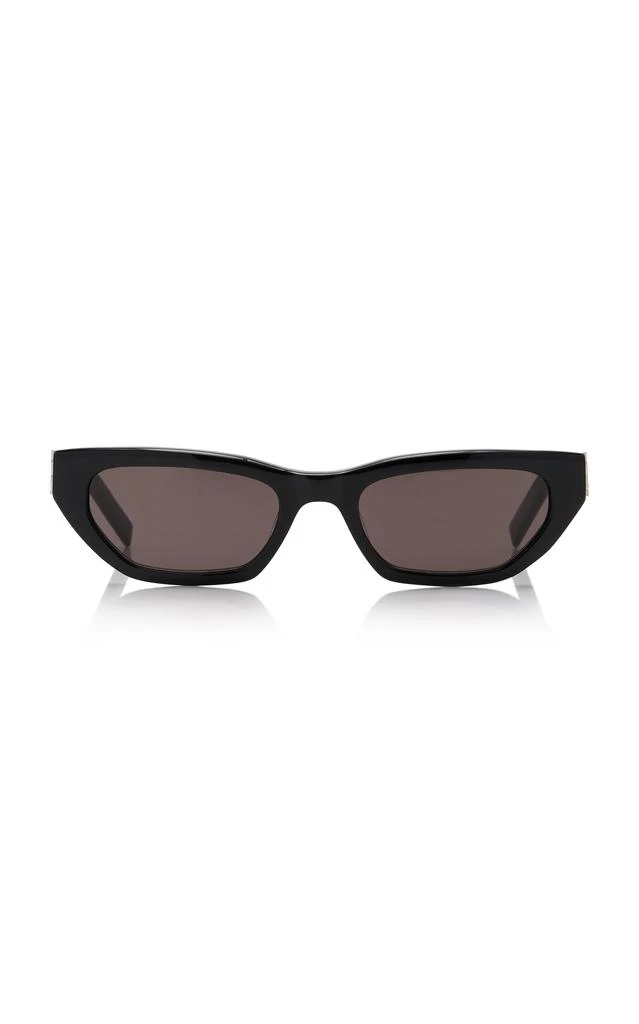 商品Yves Saint Laurent|Saint Laurent - Cat-Eye Acetate Sunglasses - Black - OS - Moda Operandi,价格¥3608,第1张图片