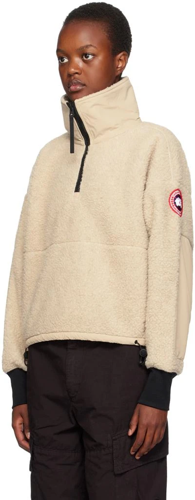 商品Canada Goose|Beige Half-Zip Sweatshirt,价格¥4135,第4张图片详细描述