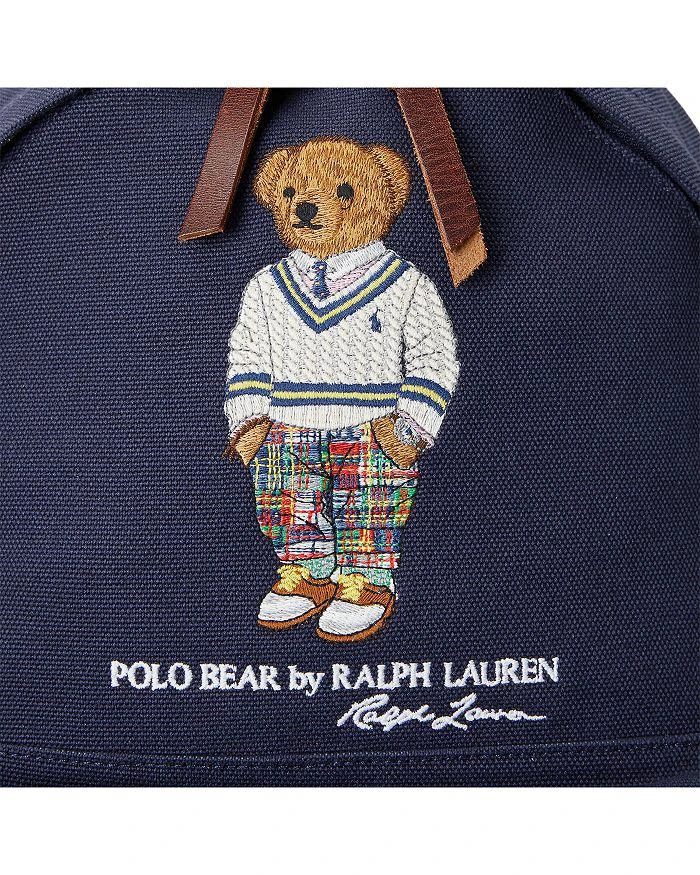 商品Ralph Lauren|Polo Bear Canvas Backpack,价格¥832,第3张图片详细描述