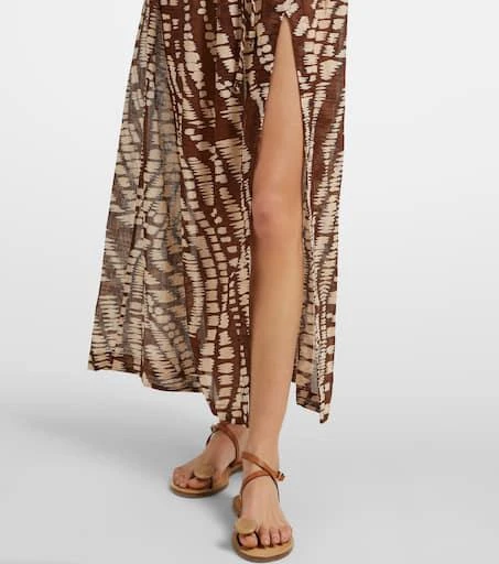 商品Poupette St Barth|Mara无肩带印花中长连衣裙,价格¥3495,第5张图片详细描述
