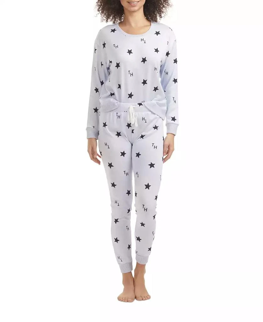 商品Tommy Hilfiger|Women's Hacci Printed Pajama Set,价格¥602,第1张图片