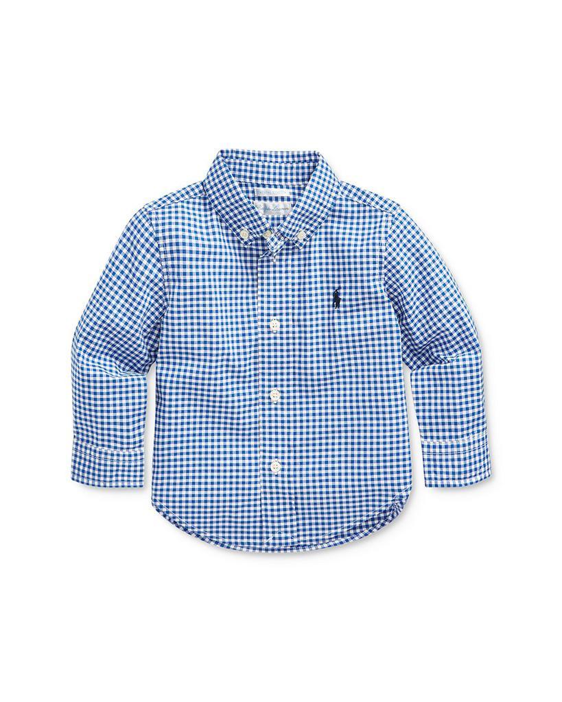 商品Ralph Lauren|Boys' Cotton Plaid Shirt - Baby,价格¥336,第1张图片