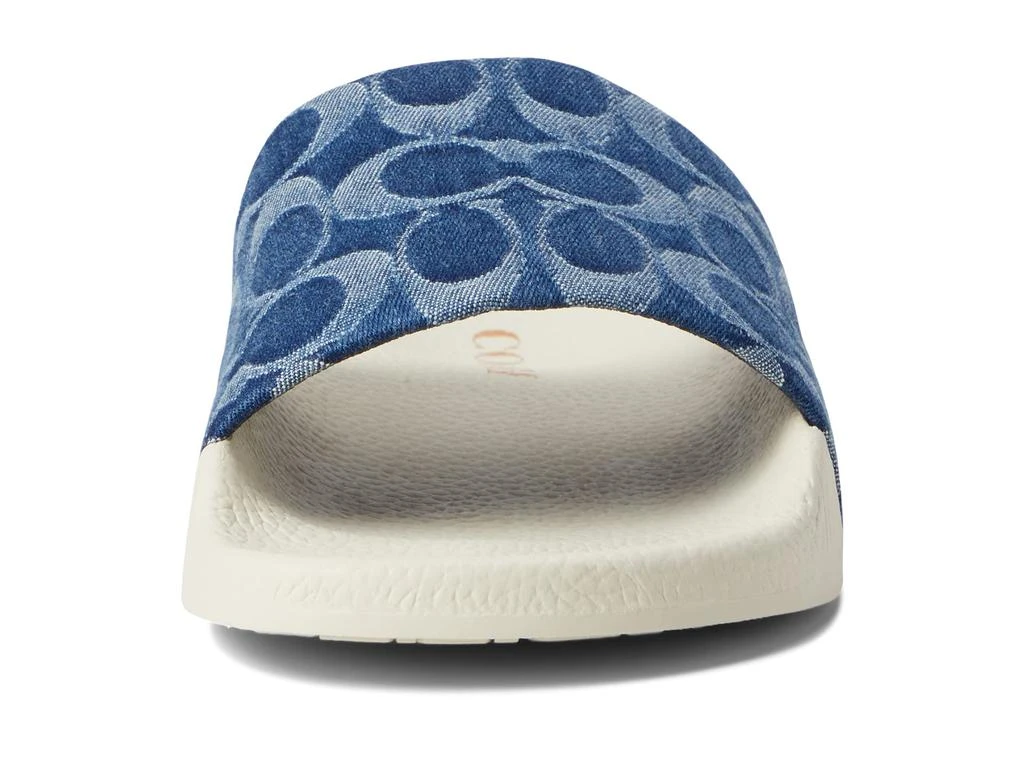 商品Coach|Udele Denim Slide,价格¥714,第2张图片详细描述