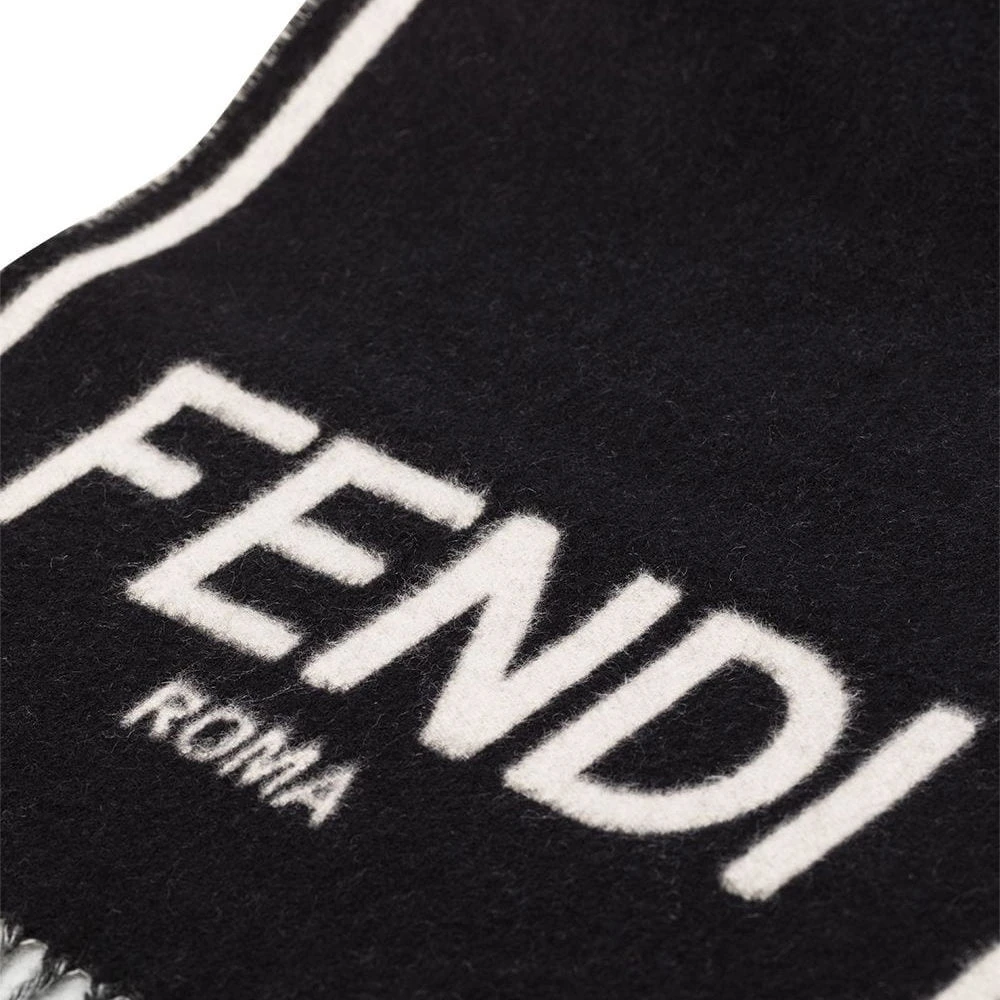 FENDI 女士黑色羊绒围巾 FXT322-AEOR-F0ZE7 商品