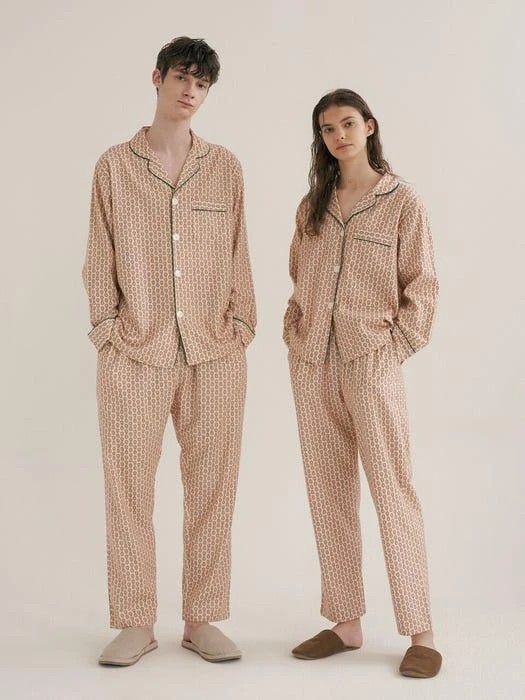 商品Jo`s lounge|Couple Wien Pajama Set,价格¥1138,第1张图片