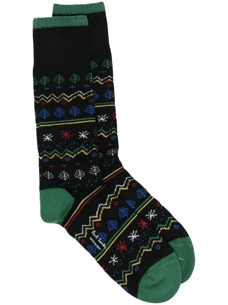 商品Paul Smith|PAUL SMITH embroidered knitted socks,价格¥251,第1张图片
