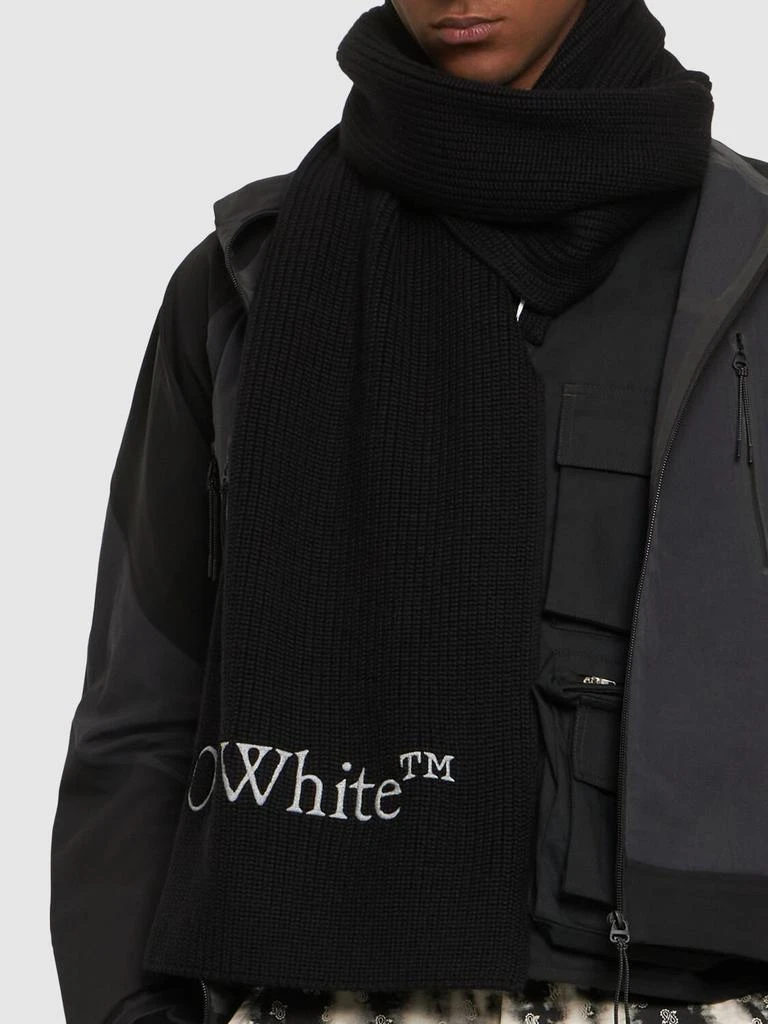 商品Off-White|Bookish Knit Wool Scarf,价格¥4013,第1张图片