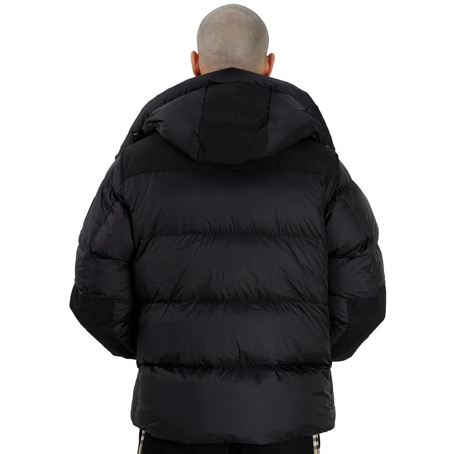 商品Burberry|Black Detachable Sleeve Hooded Puffer Jacket,价格¥6559,第3张图片详细描述