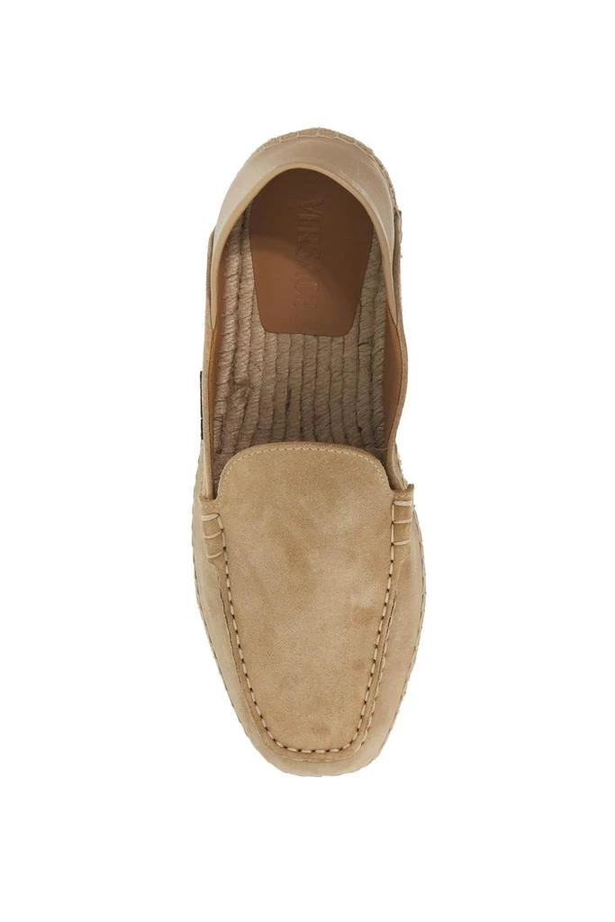 商品Versace|Suede Moccasin-Style Es,价格¥3747,第2张图片详细描述