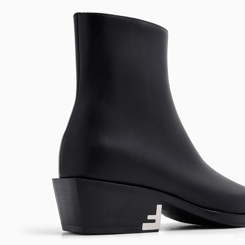 商品Fendi|BLACK LEATHER BOOT,价格¥6481,第2张图片详细描述